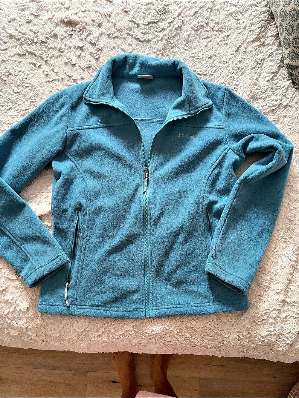 Columbia Fleece Full-Zip Jacket Blue Medium